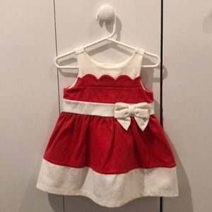 Janie and Jack Red/White Dress NWT